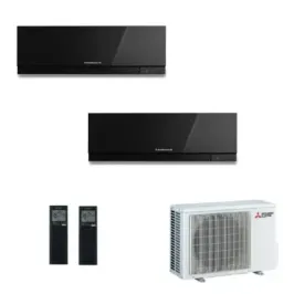 Climatiseurs Mitsubishi Duo Split 9+9 Btu Noir MXZ-2F53VF4