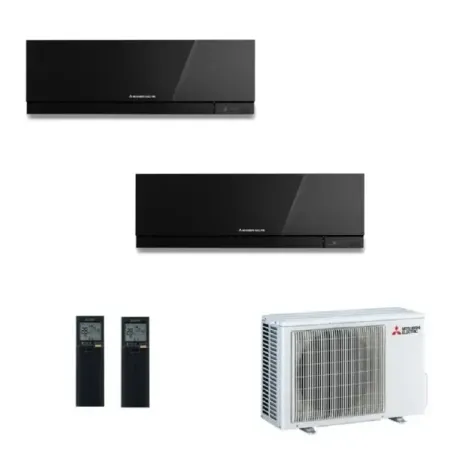 Air conditioners Mitsubishi Duo Split 7+15 Btu Black MXZ-2F53VF4