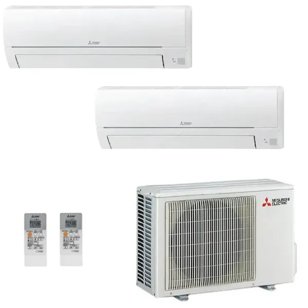 Airconditioners Mitsubishi Duo Split 9+9 Btu Wit MXZ-2HA50VF2