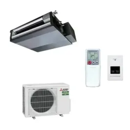 Unités de climatisation gainables mono-split Mitsubishi SEZ-M35DA2 SUZ-M35VA avec télécommande