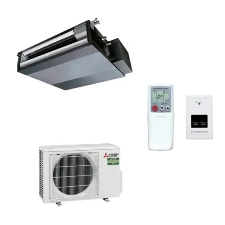 Unités de climatisation gainables mono-split Mitsubishi SEZ-M35DA2 SUZ-M35VA avec télécommande