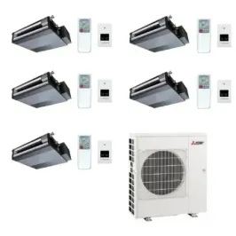 Mitsubishi Penta Split 9+9+9+9+9 Kanaalunit MXZ-5F102VF2 Afstandsbediening