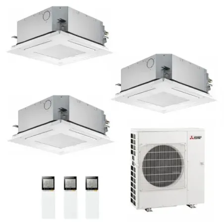 Mitsubishi Trio Split Cassette Unit SLZ-M 12+12+12 Btu MXZ-4F72VF4