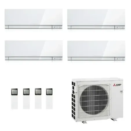 Climatiseur split Mitsubishi Quadri 7+7+12+12 BTU Blanc MXZ-4F80VF4