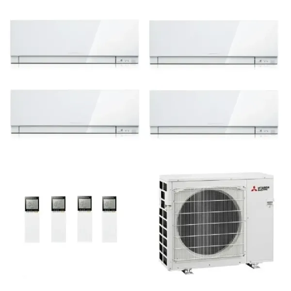 Mitsubishi Quadri Split 9+9+9+18 Btu White MXZ-4F80VF4