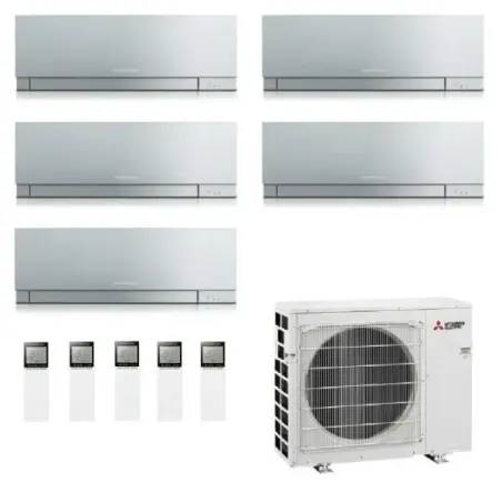 Mitsubishi Penta Split 9+9+9+9+15 Argent MXZ-5F102VF2