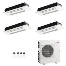 Unité de climatisation cassette split Mitsubishi Quadri MLZ-KP 9+9+9+12 Btu MXZ-4F72VF4