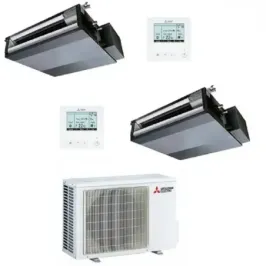 Unités d'installation gainables Mitsubishi Duo Split 9+9 MXZ-2F53VF4 Câble de commande