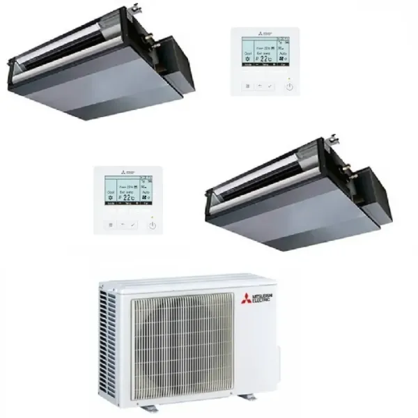 Câble de commande pour unités d'installation Mitsubishi Duo Split 9+12 canaux MXZ-2F53VF4