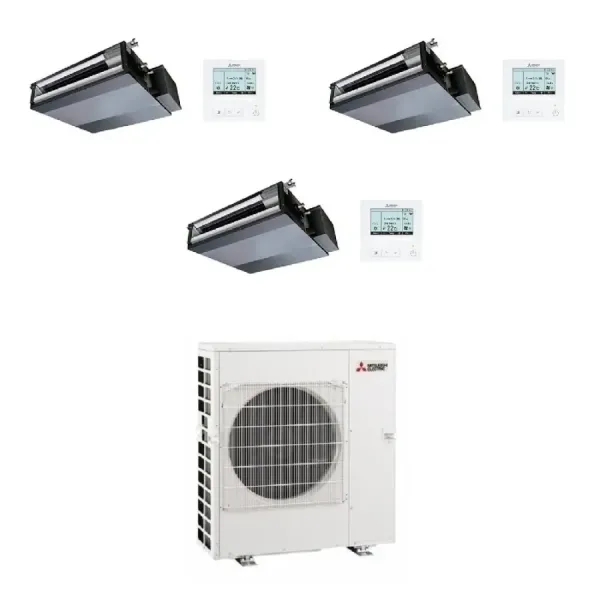 Mitsubishi Trio Split 12+12+12 Ducted Installation Units MXZ-4F72VF4 Control Cable