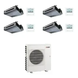 Dispositifs de montage Mitsubishi Quadri 9+9+12+12 canaux MXZ-4F80VF4 câble de commande