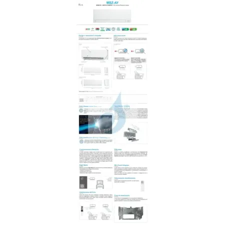Airconditioners Mitsubishi Duo Split 7+15 Standaard Wit MXZ-2F53VF4