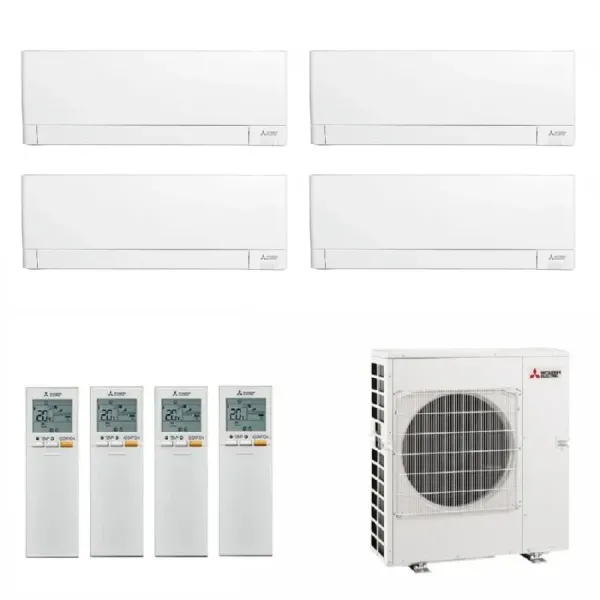 Klimageräte Mitsubishi Quadri 7+7+12+12 Weiß AY MXZ-4F80VF4