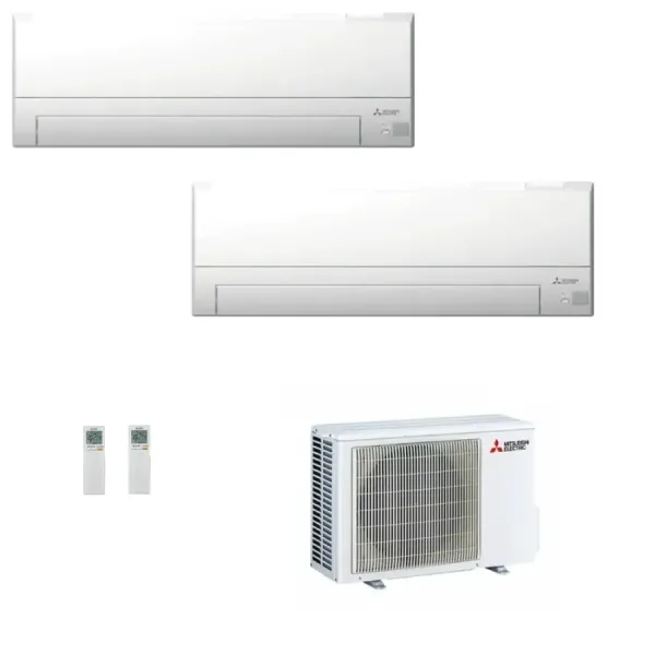 Climatiseurs Mitsubishi Duo Split 9+9 MSZ-BT Blanc MXZ-2F53VF4