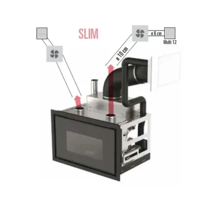 Pelletkachel MCZ 8,9 kW Vivo 90-9 Slim Comfort Air 9 5022004 4012008