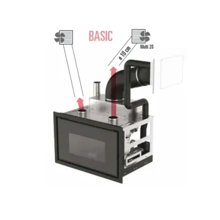 Pellet fireplace MCZ 8.9 kW Vivo 90-9 Basic Comfort Air 9 5022004 4012007