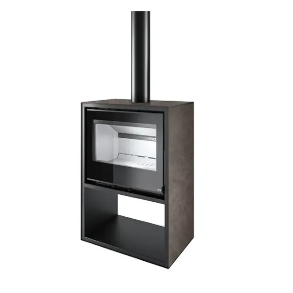 Poêle à bois MCZ 6,7 kW Stone Case 60 5s 7124045