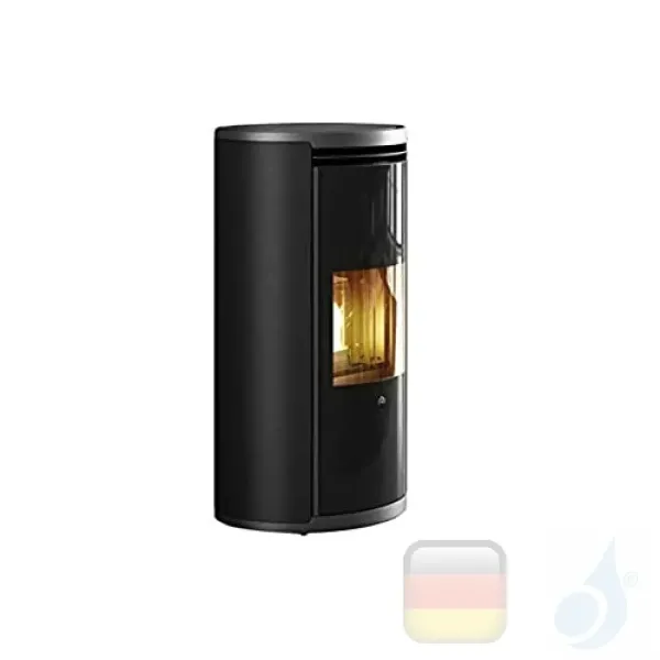 Edilkamin Pelletofen Evia2 7.9 kW Schwarz Beschichtungstyp metal A+ EdilK-809750