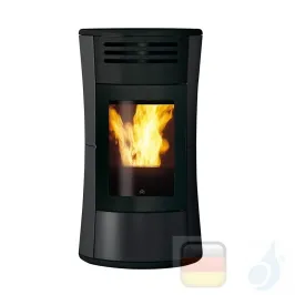 Edilkamin Pelletofen Cherie Up 11.2 kW Ductable Grau Beschichtungstyp stahl A+ EdilK-805750