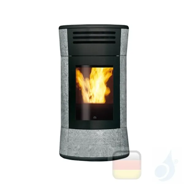 Edilkamin Pelletofen Cherie Up 11.2 kW Ductable Stein Beschichtungstyp naturstein A+ EdilK-805700