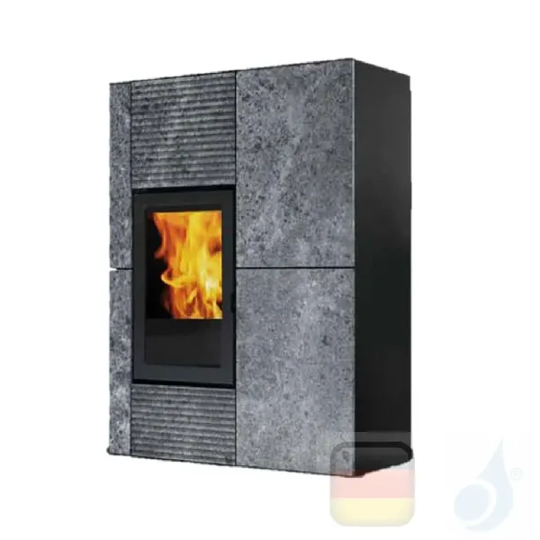 Edilkamin Pelletofen Blade 12.1 kW Stein Beschichtungstyp naturstein A+ EdilK-808150