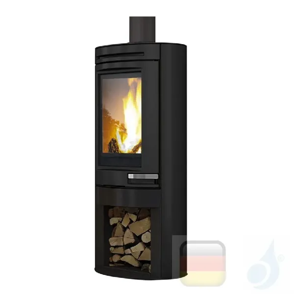 Edilkamin Holzofen Tally 8 8.0 kW Schwarz Beschichtungstyp stahl A+ EdilK-808380