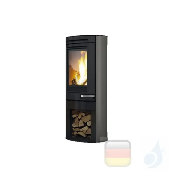 Edilkamin Holzofen Tally 8 8.0 kW Grau Beschichtungstyp stahl A+ EdilK-808390