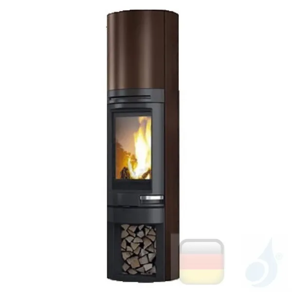 Edilkamin Holzofen Tally 8 s 8.0 kW Bronze Beschichtungstyp stahl A+ EdilK-808480