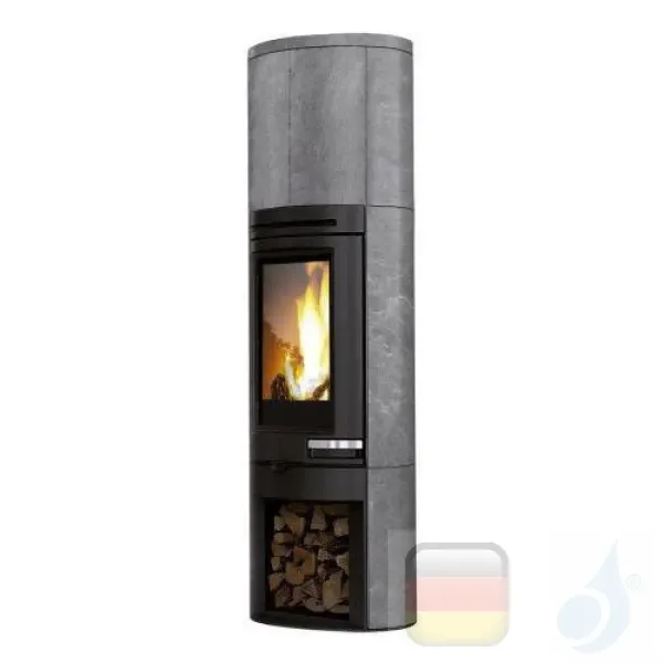 Edilkamin Holzofen Tally 8 s 8.0 kW Stein Beschichtungstyp naturstein A+ EdilK-808490