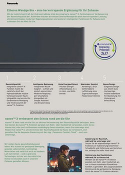 Panasonic Mono Split 5,0 kW Zilveren Airconditioner CS-XZ50ZKEW CU-Z50ZKE